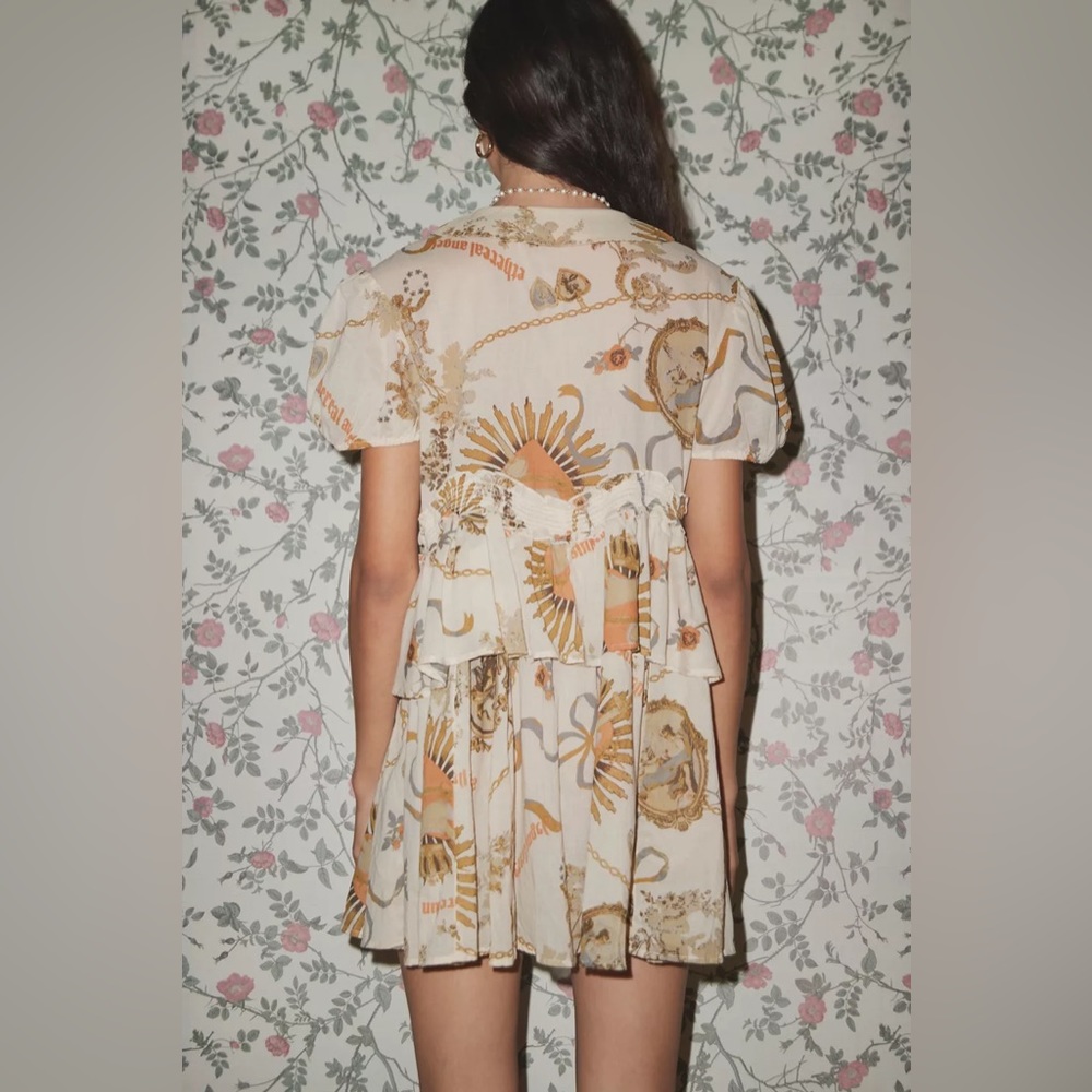 Urban Outfitters‎ NWT Kimchi Blue Maria Collared Mini Dress - Picture 3 of 4